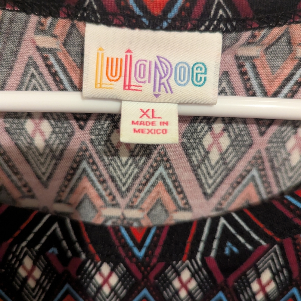 LuLaRoe Geometric Pattern Dress - Multicolor